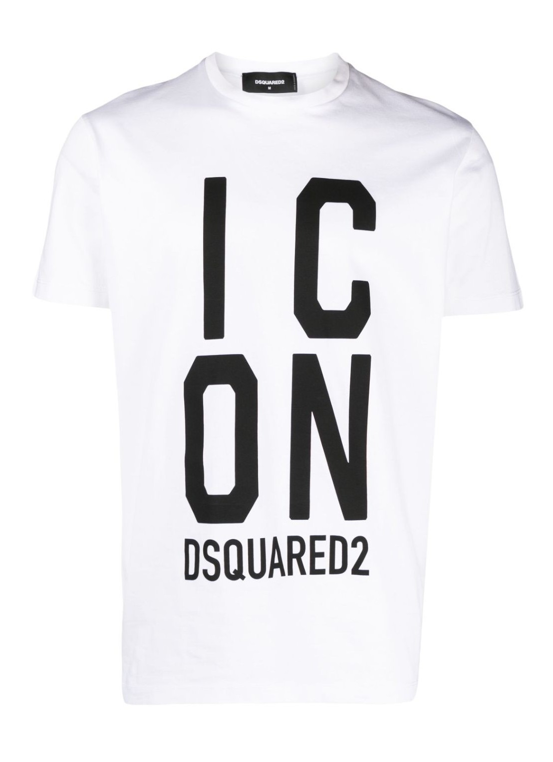 Camiseta dsquared t-shirt man icon squared cool fit tee s79gc0077s23009 100 talla M
 