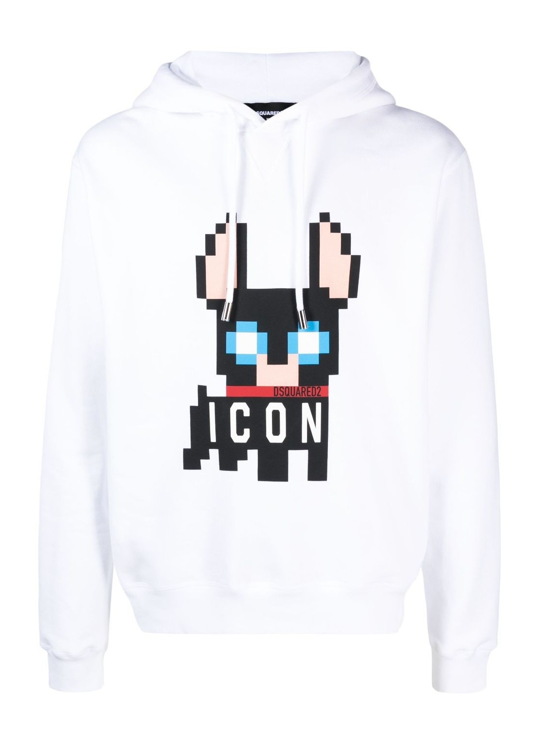Sudadera dsquared sweater man ciro cool fit hoodie s79gu0105s25516 100 talla blanco
 