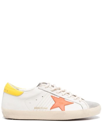 SUPER-STAR NAPPA UPPER AND HEEL SUEDE TOE LEATHER STAR
