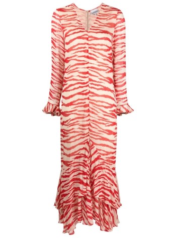 Printed Light Georgette Maxi Dress