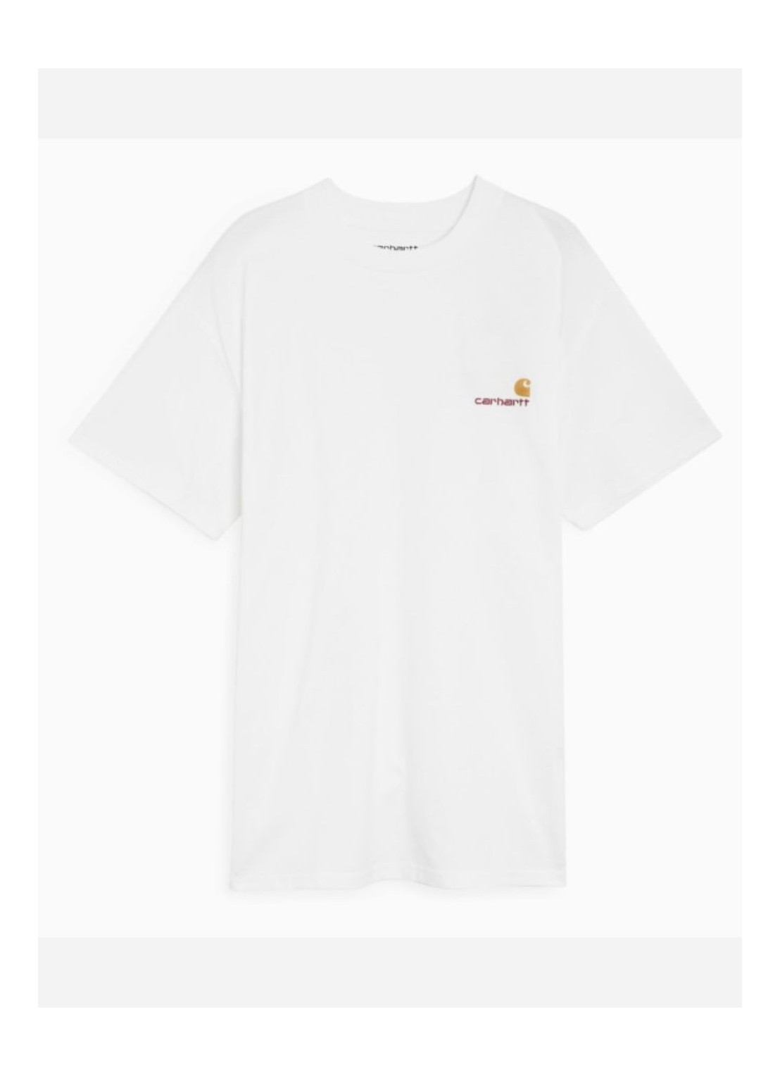 Camiseta carhartt t-shirt man s/s american script t-shir i029956 02xx talla XXL
 