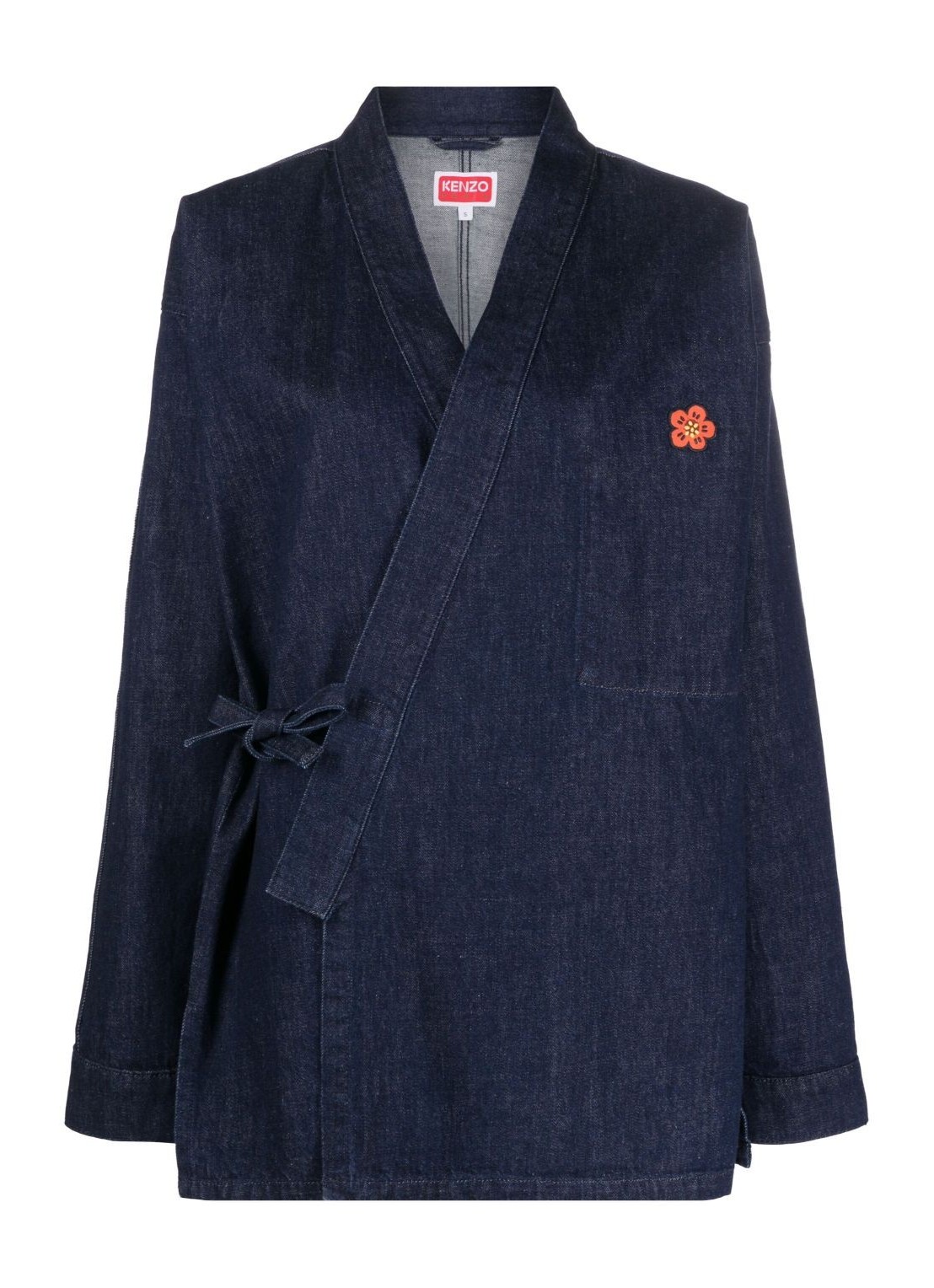 Outerwear kenzo outerwear man boke crest rinse denim kimono fd65dm1406b1 dm talla M
 