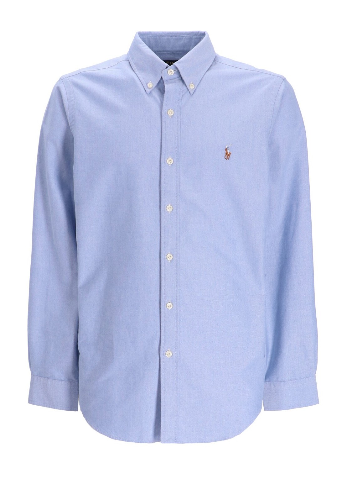 Camiseria polo ralph lauren shirt man cubdppcs-long sleeve-sport shirt 710792041002 blue talla Azul
