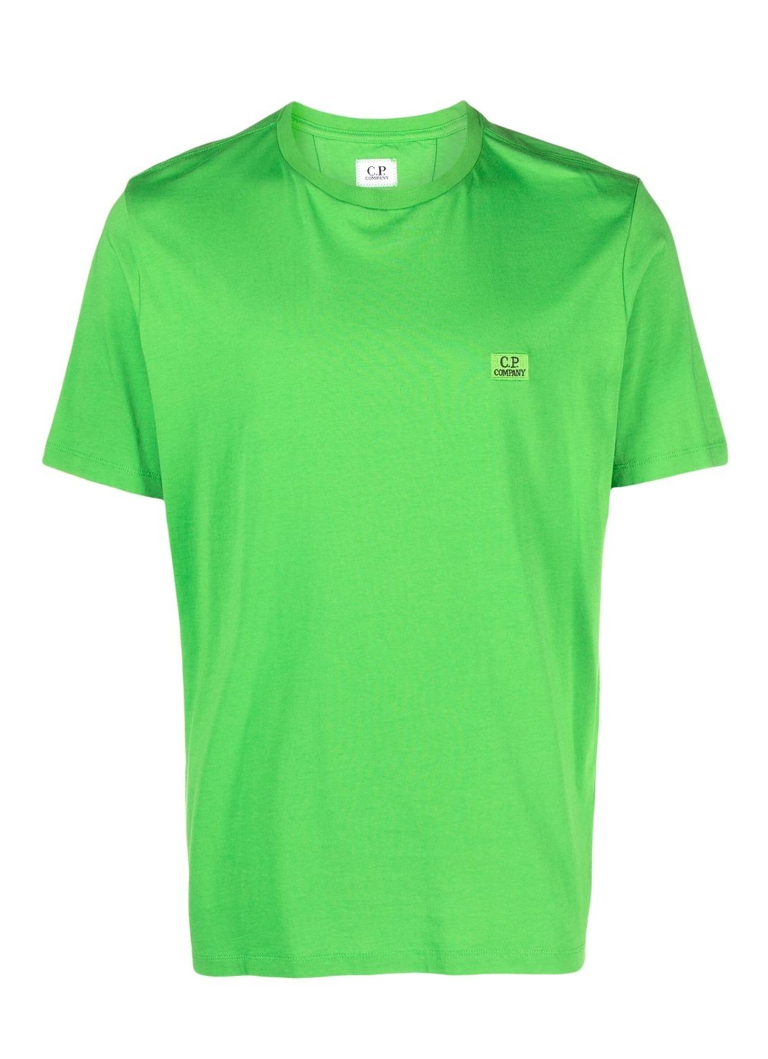 Camiseta c.p.company t-shirt man jersey embroidered logo t-shirt 15cmts068a005100w 617 talla verde
 