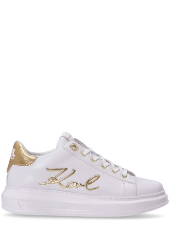 karl lagerfeld sneaker woman kapri signia lace lthr kl62510a 01g