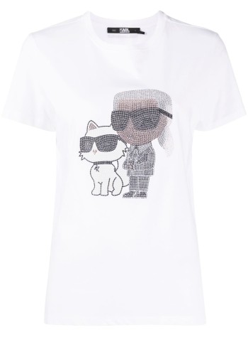 karl lagerfeld top woman ikonik 2.0 rs t-shirt 230w1772 100