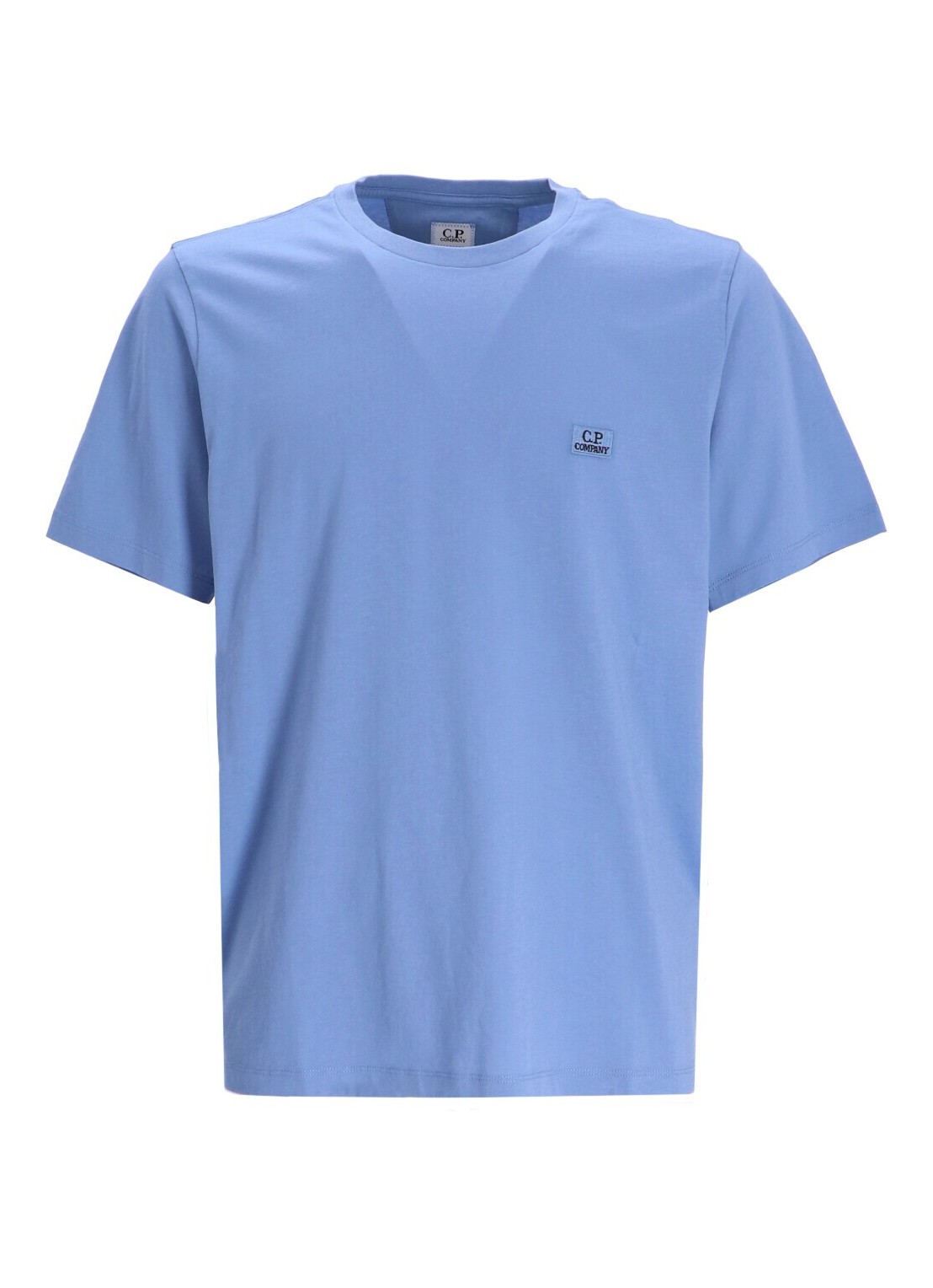 Camiseta c.p.company t-shirt man jersey embroidered logo t-shirt 15cmts068a005100w 818 talla Azul
 