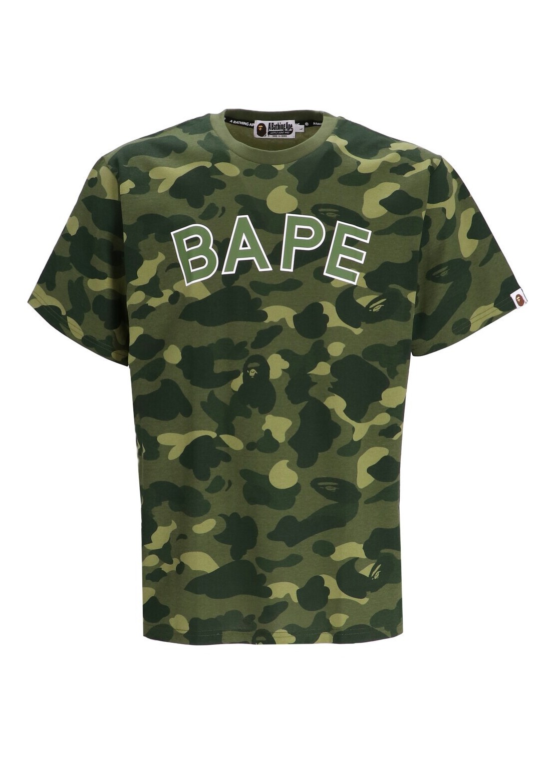 Camiseta bape t-shirt man color camo bape tee m 001csi801003m green talla L
 