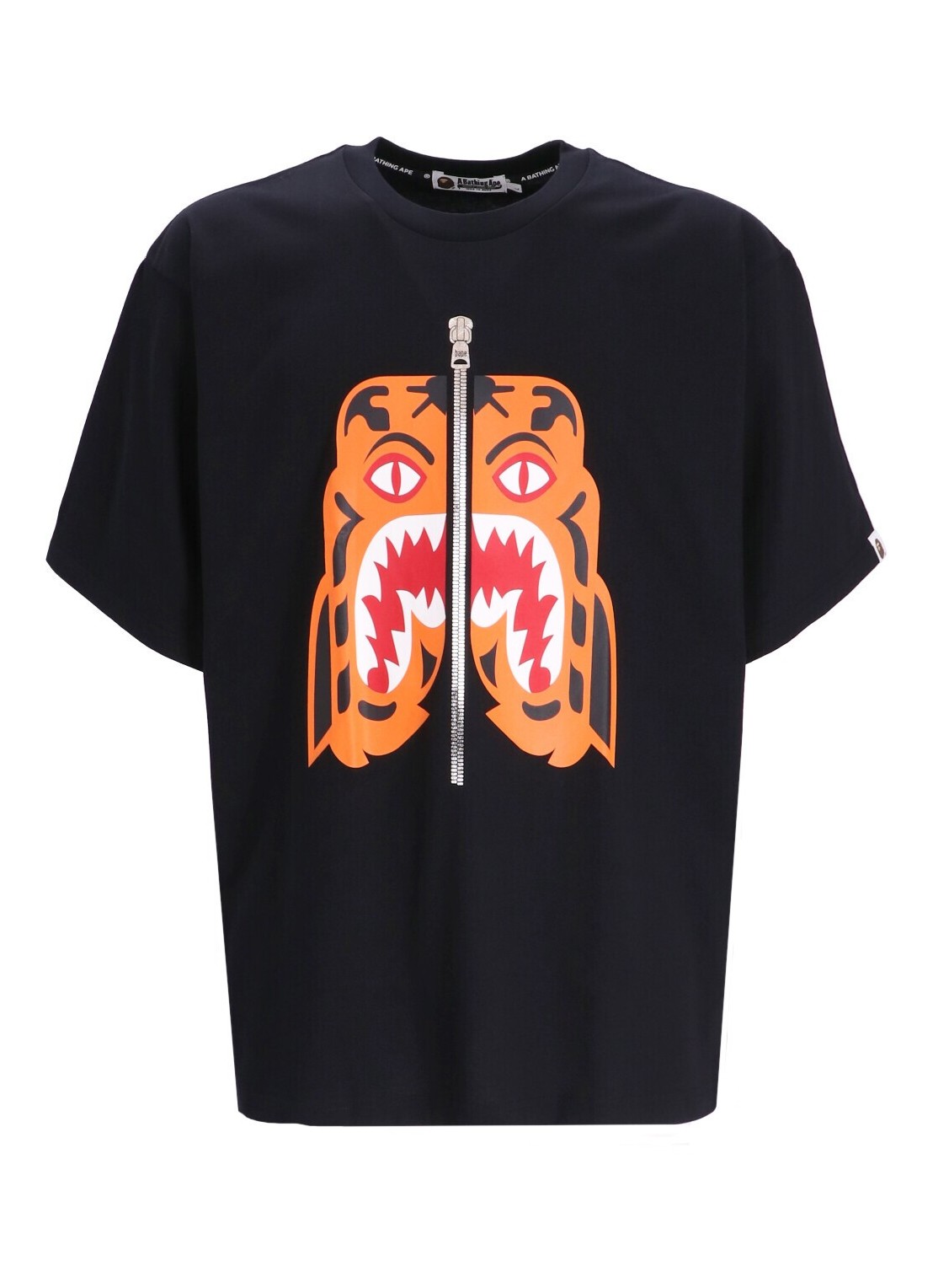 Camiseta bape t-shirt man tiger relaxed fit tee m 001csi801012m black talla negro
 