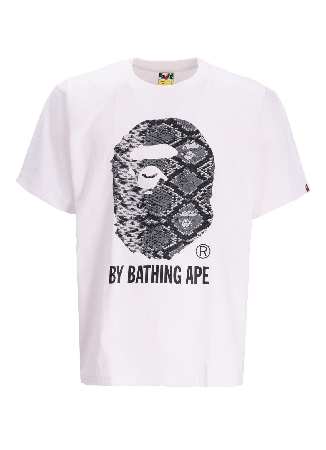 Camiseta bape t-shirt man bape snake by bathing ape tee m c 001tei801036m whxgy talla 3XL
 