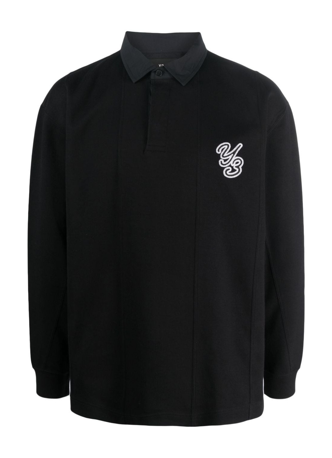 Polo y3 polo man rugby ls shirt il4618 black black talla M
 