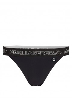 karl lagerfeld bikini panties woman ikonik 2.0 bottoms w/ elastic 235w2225 999