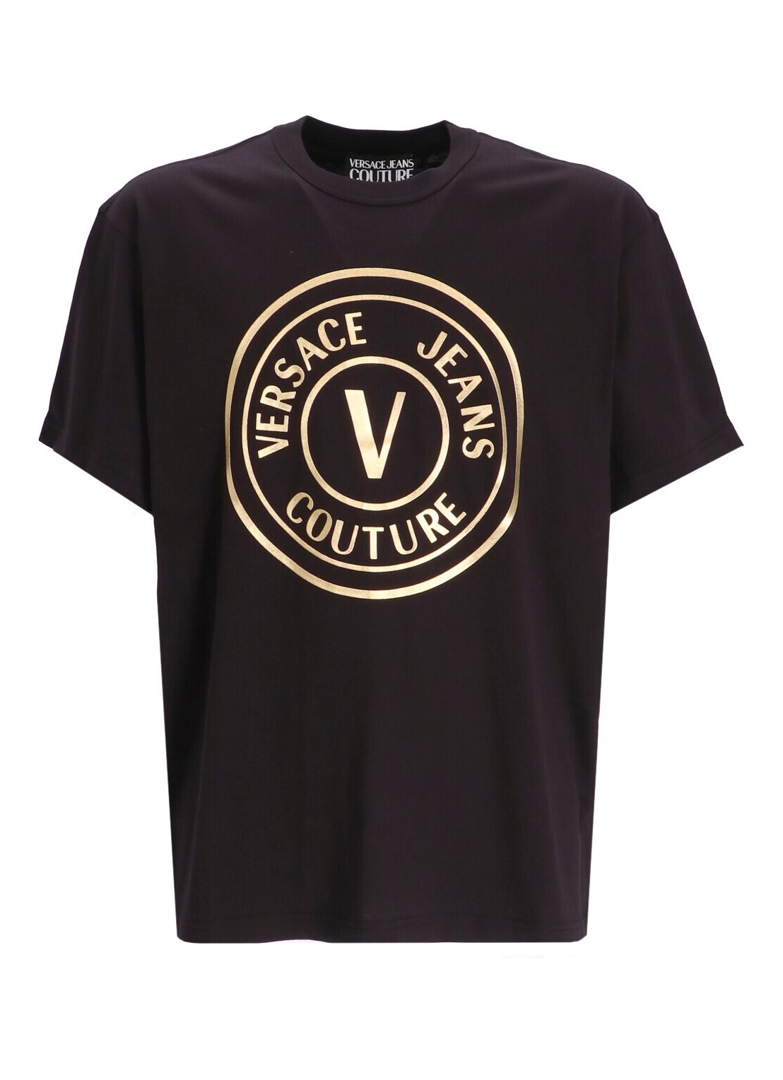 Camiseta versace t-shirt man 75up601 r vemblem tick foil 75gaht05 g89 talla M
 