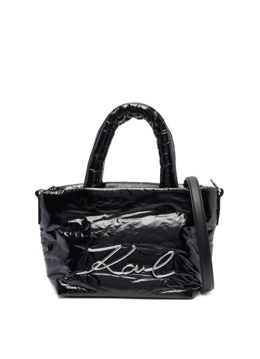 Handbag karl lagerfeld handbag woman k/signature soft sm tote nylon 236w3004 a999 talla T/U
 