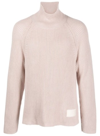 ami punto hombre turtleneck with label hks424kn0031 679