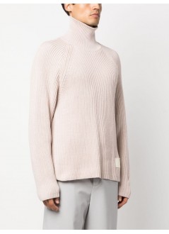 ami knitwear man turtleneck with label hks424kn0031 679