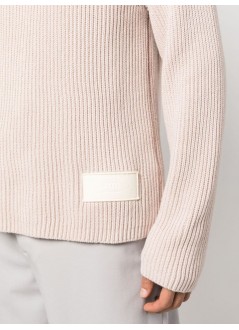 ami knitwear man turtleneck with label hks424kn0031 679