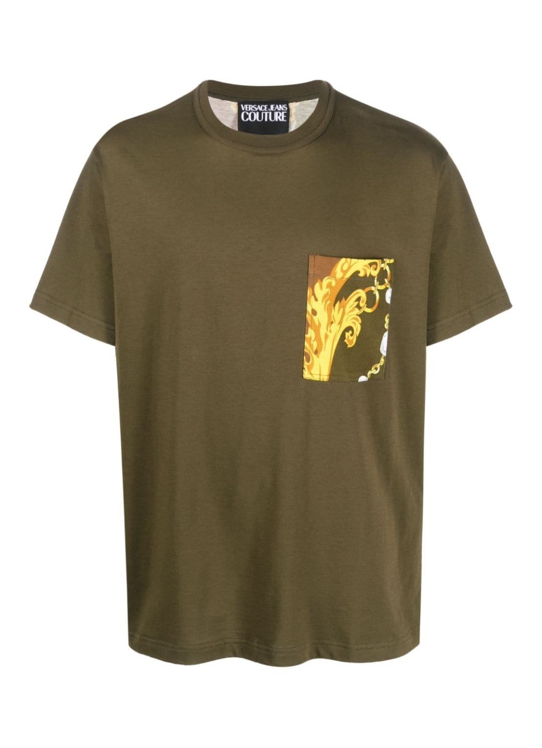 Camiseta versace t-shirt man 75up601 r pkt contr chain 75gah6r1 g70 talla M
 
