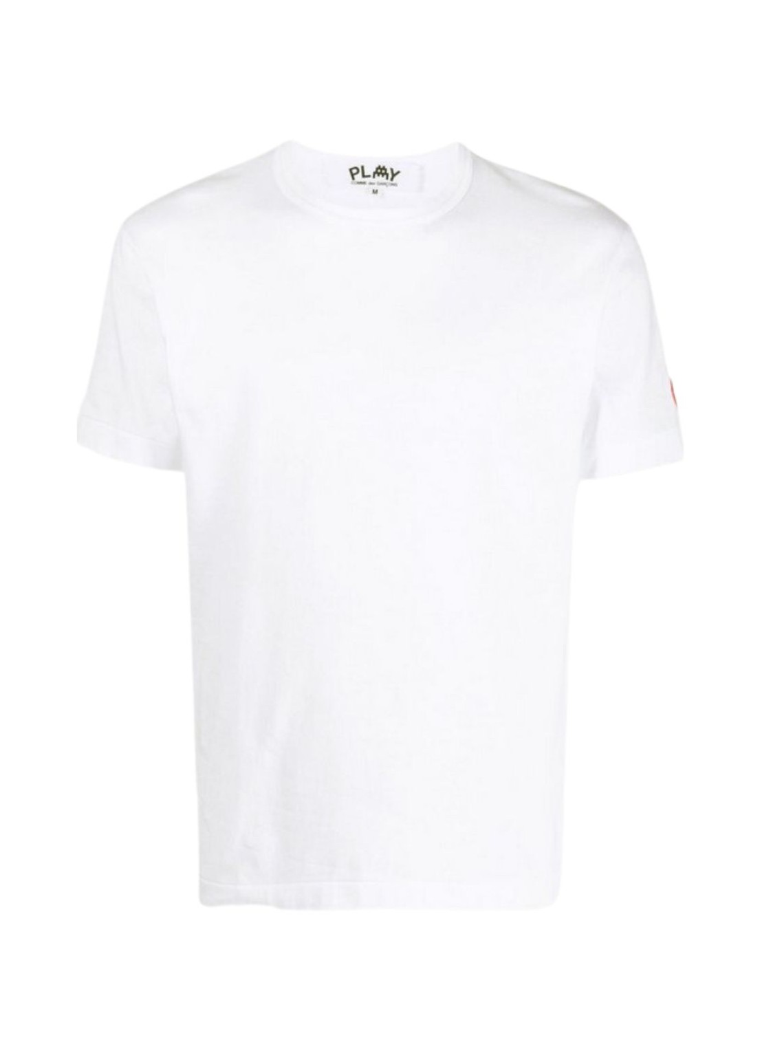 Camiseta comme des garcons t-shirt man mens t-shirt p1t328 white talla blanco
 