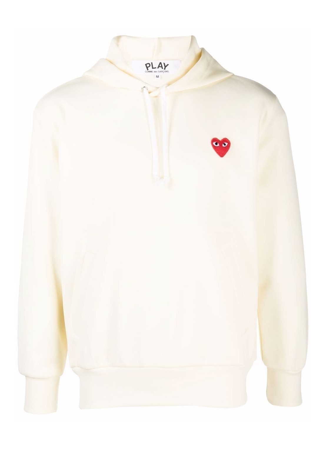 Sudadera comme des garcons sweater man play hooded sweatshirt p1t174 ivory talla S
 