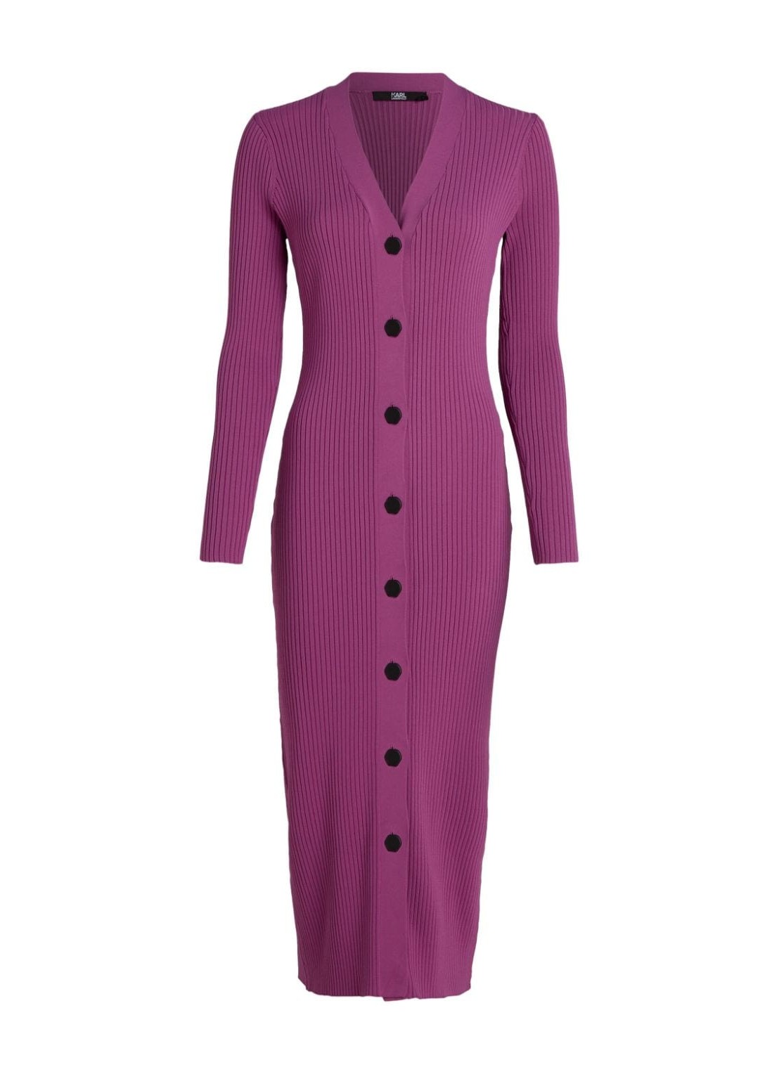 Vestido karl lagerfeld dress woman ls knit dress 236w1308 471 talla violeta
 
