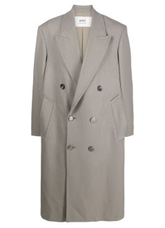 ami outerwear hombre double breasted coat hco317wv0016 281