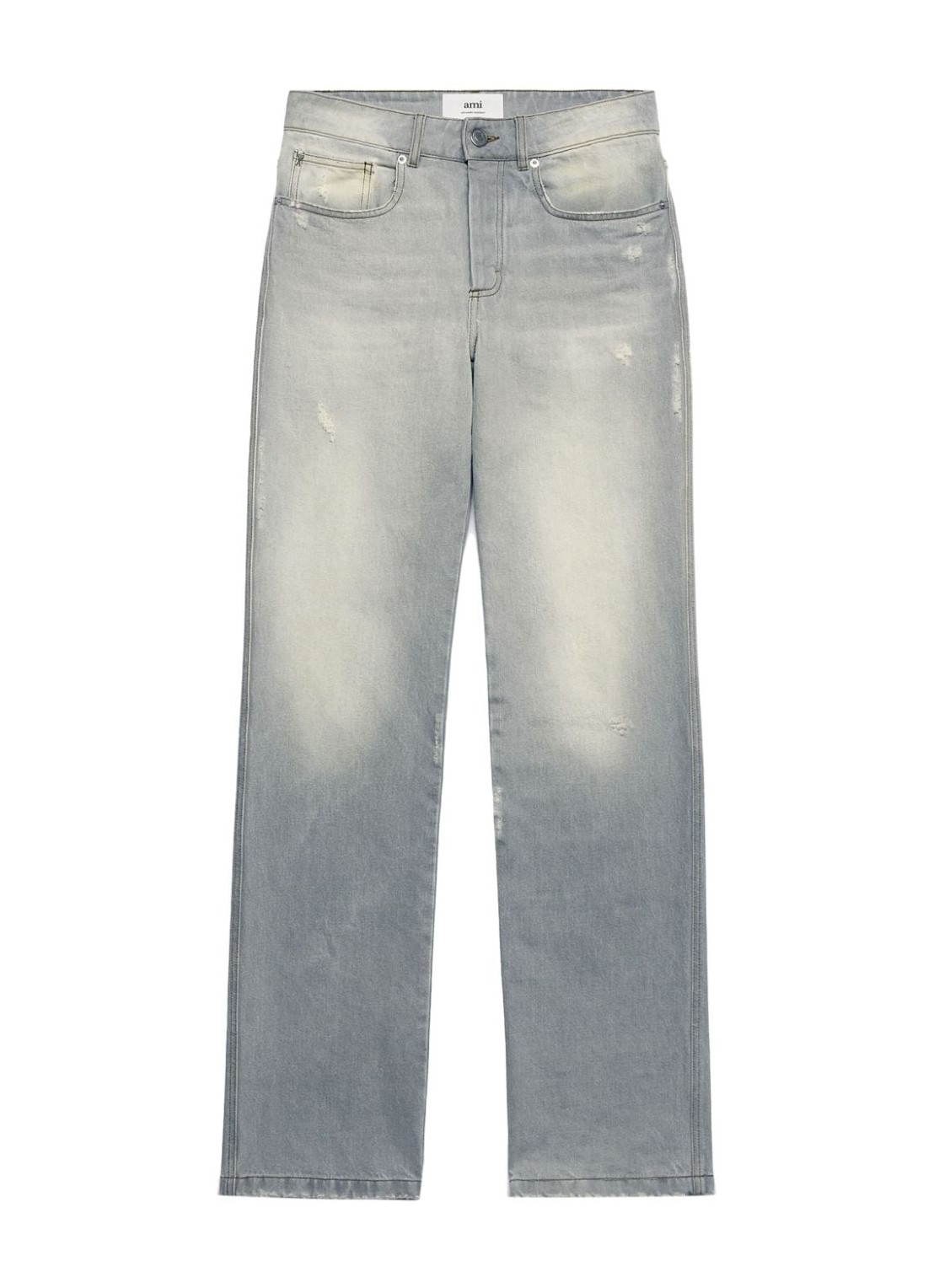 Pantalon jeans ami denim man straight fit jeans utr500de0019 0554 talla gris
 