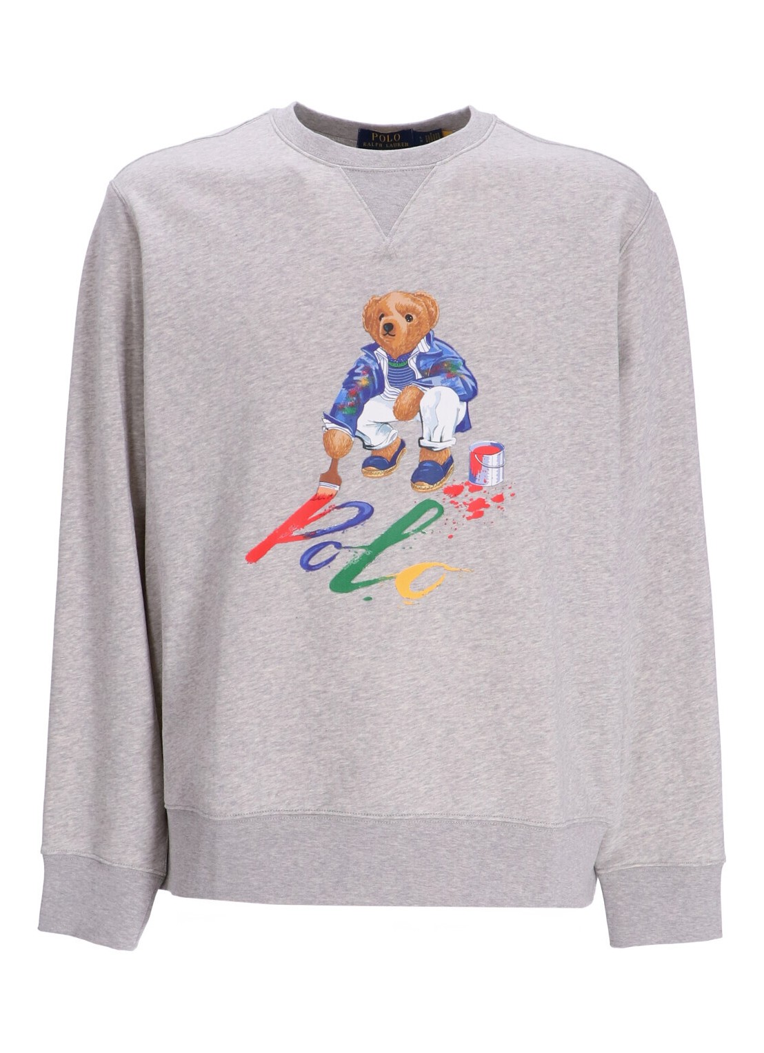 Sudadera polo ralph lauren sweater man lscnm4-long sleeve-sweatshirt 710853308029 cr23 andover htr p