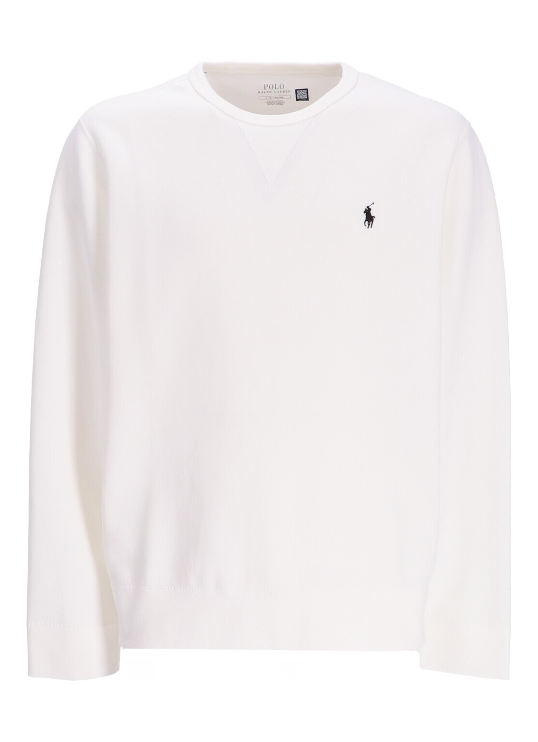 Sudadera polo ralph lauren sweater man lscnm6-long sleeve-sweatshirt 710881519006 white talla blanco
