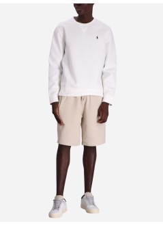 polo ralph lauren sweater man lscnm6-long sleeve-sweatshirt 710881519006 white