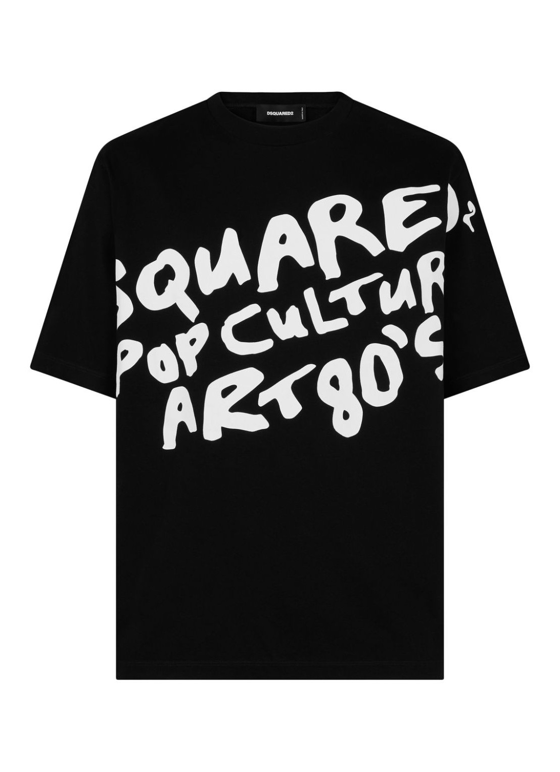 Camiseta dsquared t-shirt man d2 pop 80's loose fit tee s74gd1238s23009 900 talla M
 