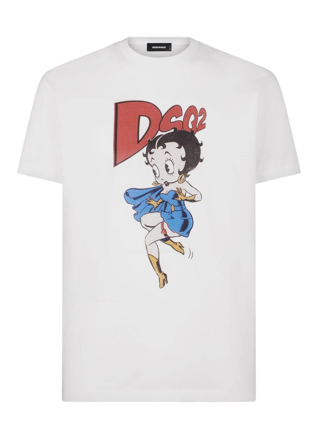 Camiseta dsquared t-shirt man betty boop cool fit tee s74gd1269s23009 100 talla blanco
 