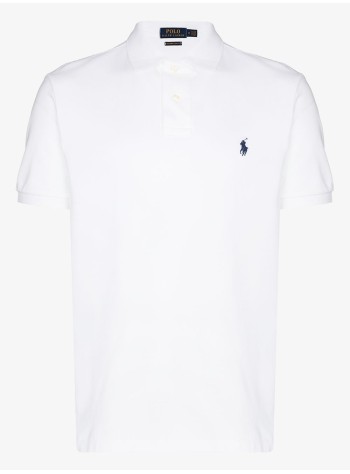 polo ralph lauren polo hombre basic mesh ssl knit 710666998002 white