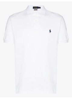 polo ralph lauren polo man basic mesh ssl knit 710666998002 white