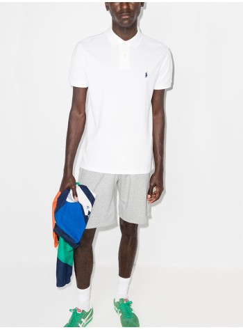 polo ralph lauren polo man basic mesh ssl knit 710666998002 white 2