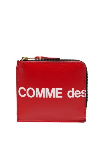 comme des garcons cartera hombre huge logo sa3100hl red