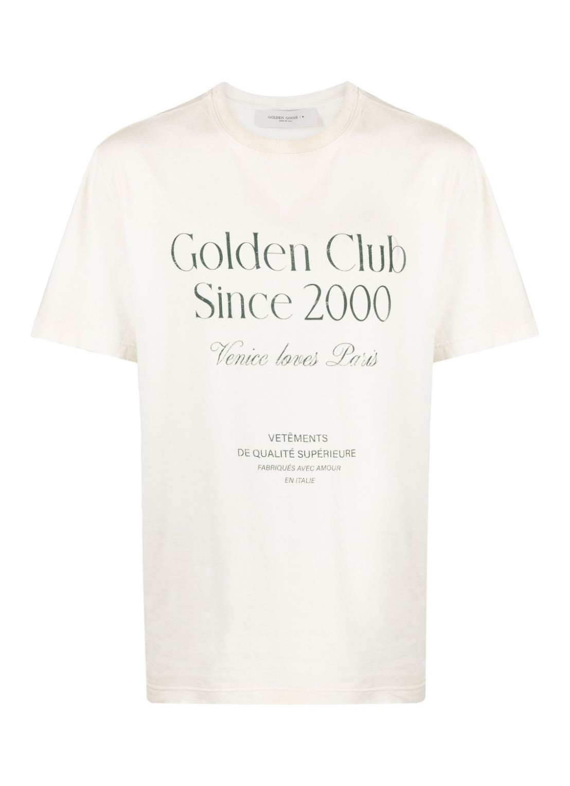Camiseta golden goose t-shirt man journey m's t-shirt regular gmp01220p001333 11740 talla S
 