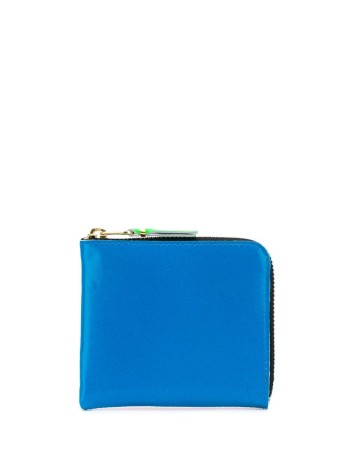 comme des garcons cartera hombre super fluo leather line sa3100sf orange blue