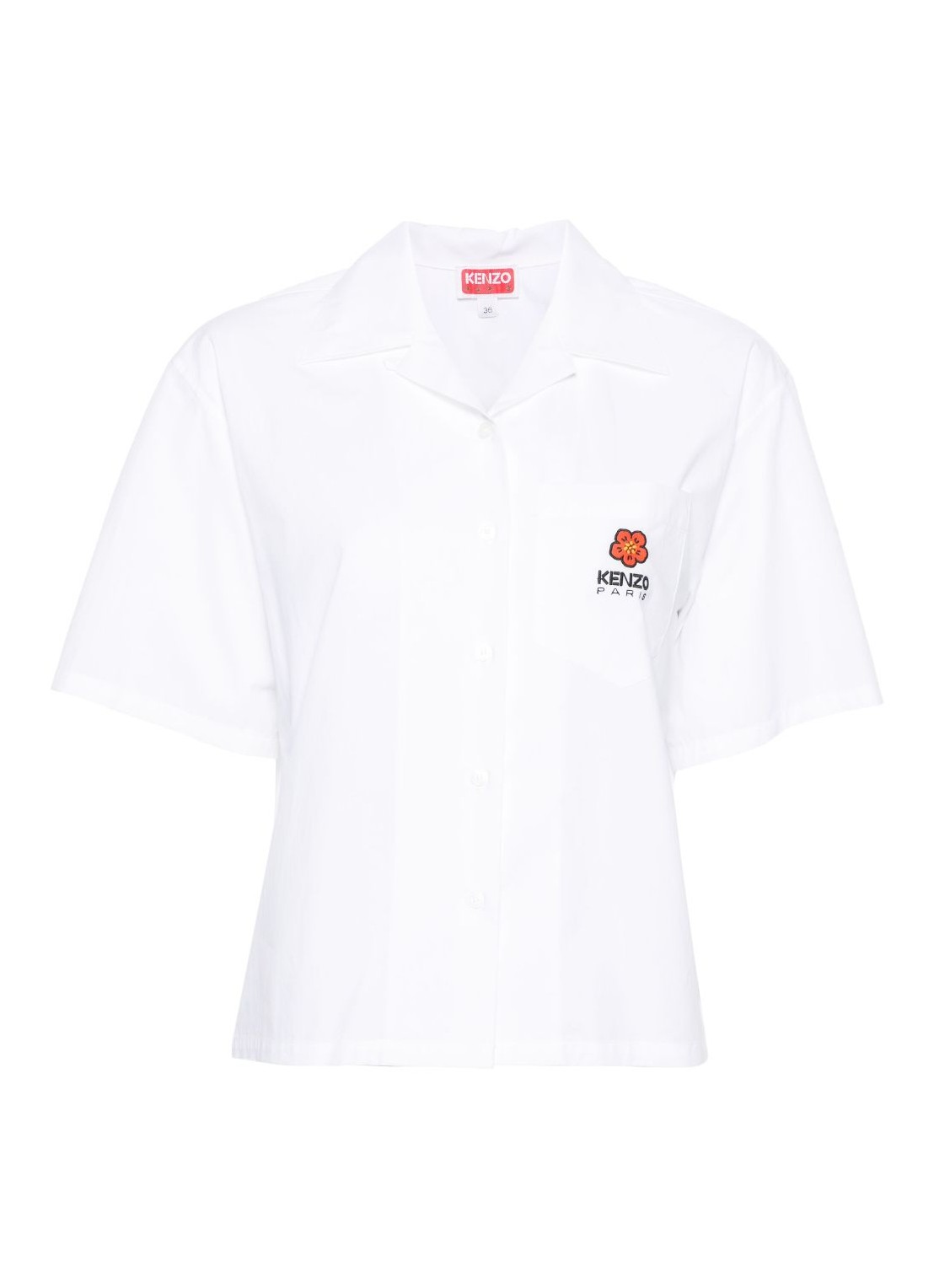 Camiseria kenzo shirt woman chemise mc fe52ch0669lh 01 talla blanco
 