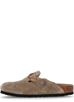 birkenstock zueco mujer boston leve braided taupe 1026694 taupe