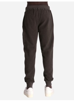 c.p.company pant  man reverse brushed & emerized diag. fleece sweatpants 15cmsp273a006614g 670