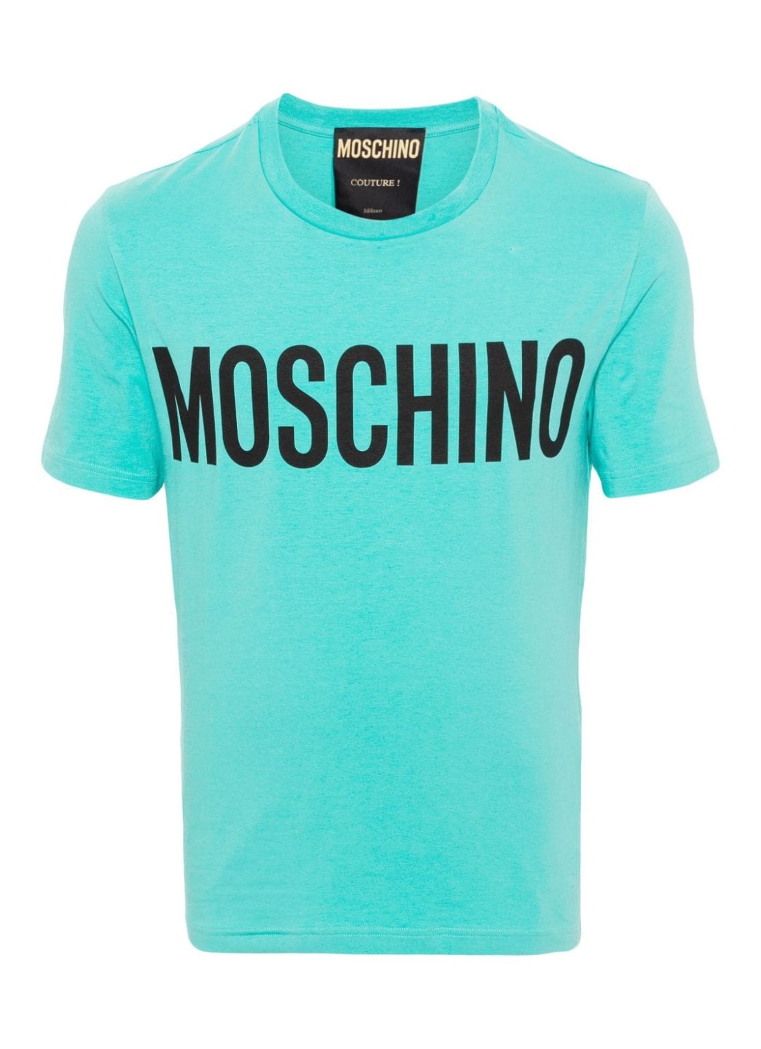 Camiseta moschino couture t-shirt man stretch cotton jersey 07022039 a1365 talla 50
 