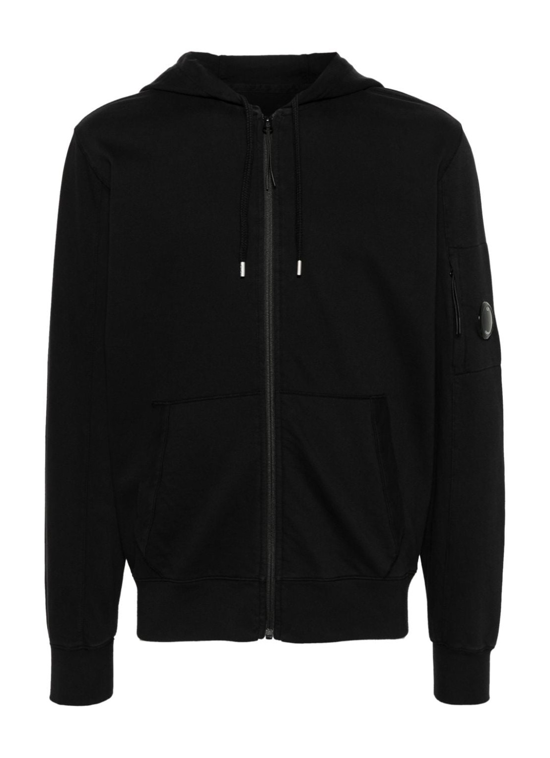 Sudadera c.p.company sweater man light fleece zipped hoodie 16cmss034a002246g 999 talla negro
 
