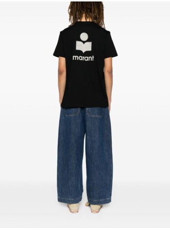 isabel marant t-shirt man zafferh-gb 24pts0047hab1n19h bkec 2