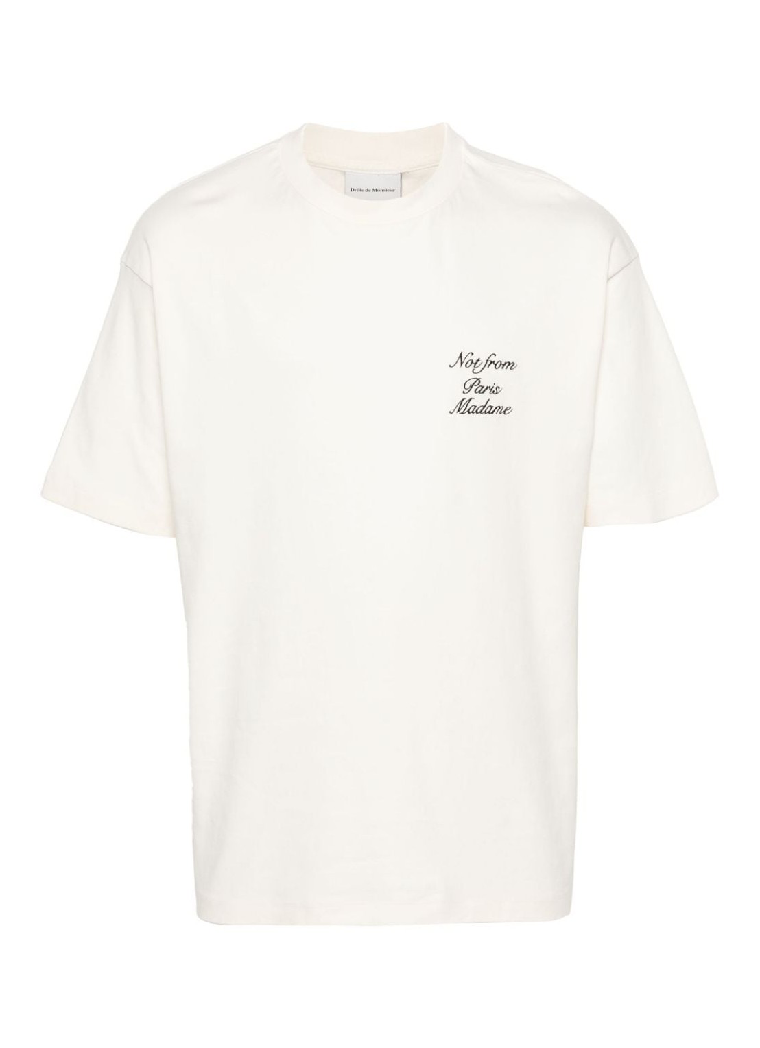 Camiseta drole de monsieur t-shirt man le t-shirt slogan cursive dts198co002cm cream talla M
 