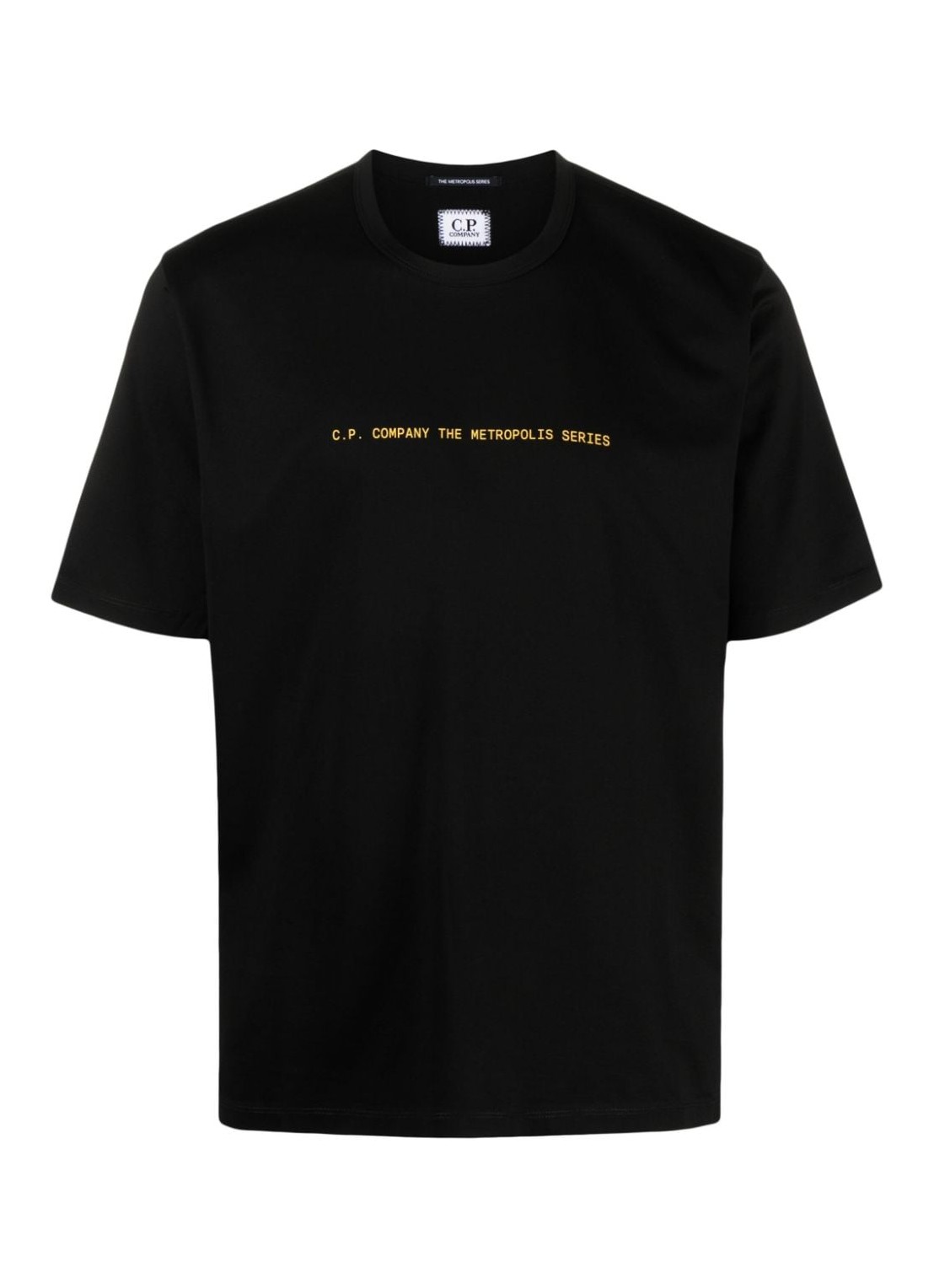 Camiseta c.p.company t-shirt man metropolis series mercerized jersey graphic badge t-shirt 16clts047