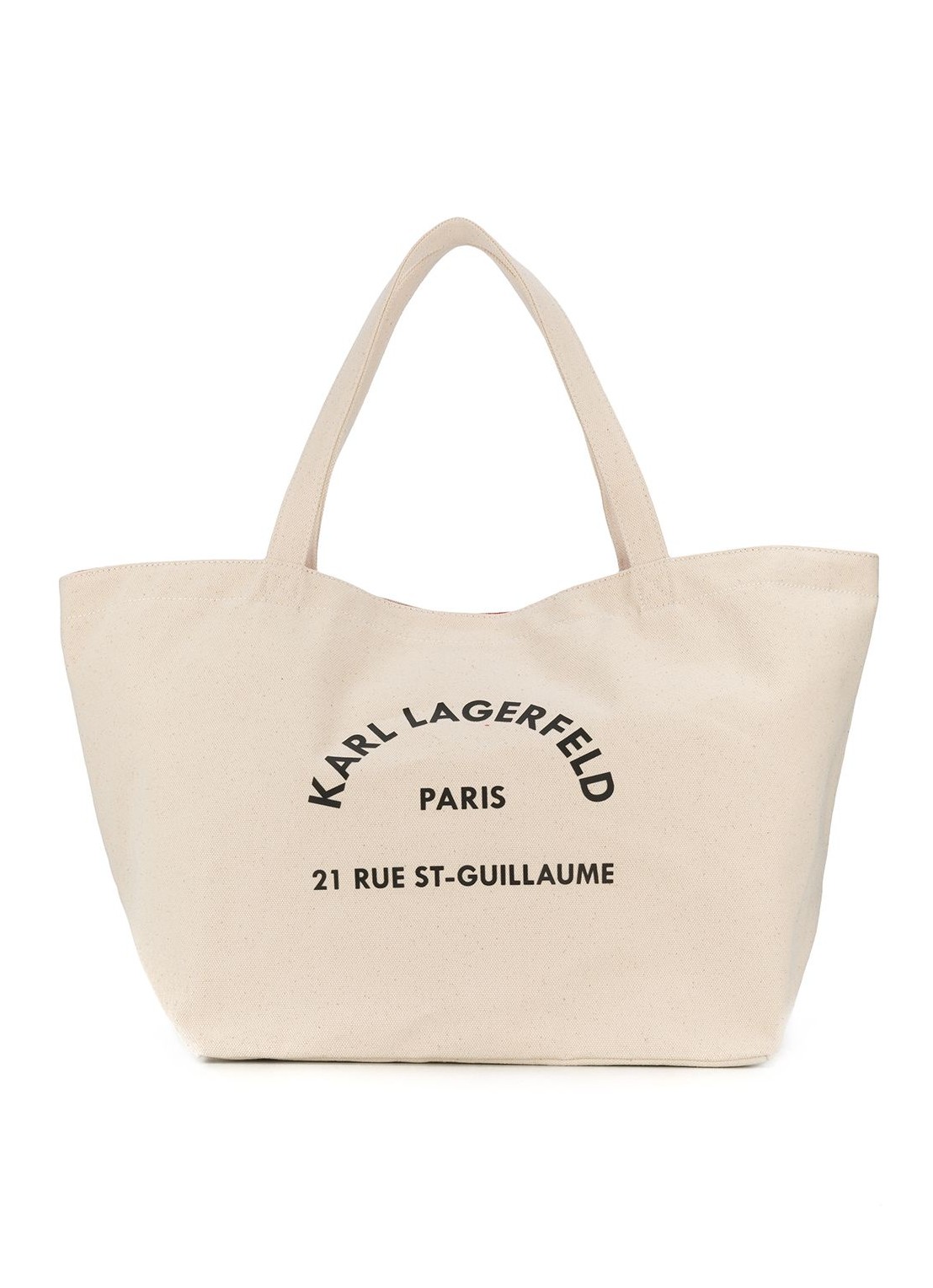 Handbag karl lagerfeld handbag woman k/rue st guillaume canvas tote 201w3138 a106 talla blanco
 
