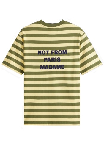 Le T-Shirt Slogan Rayé