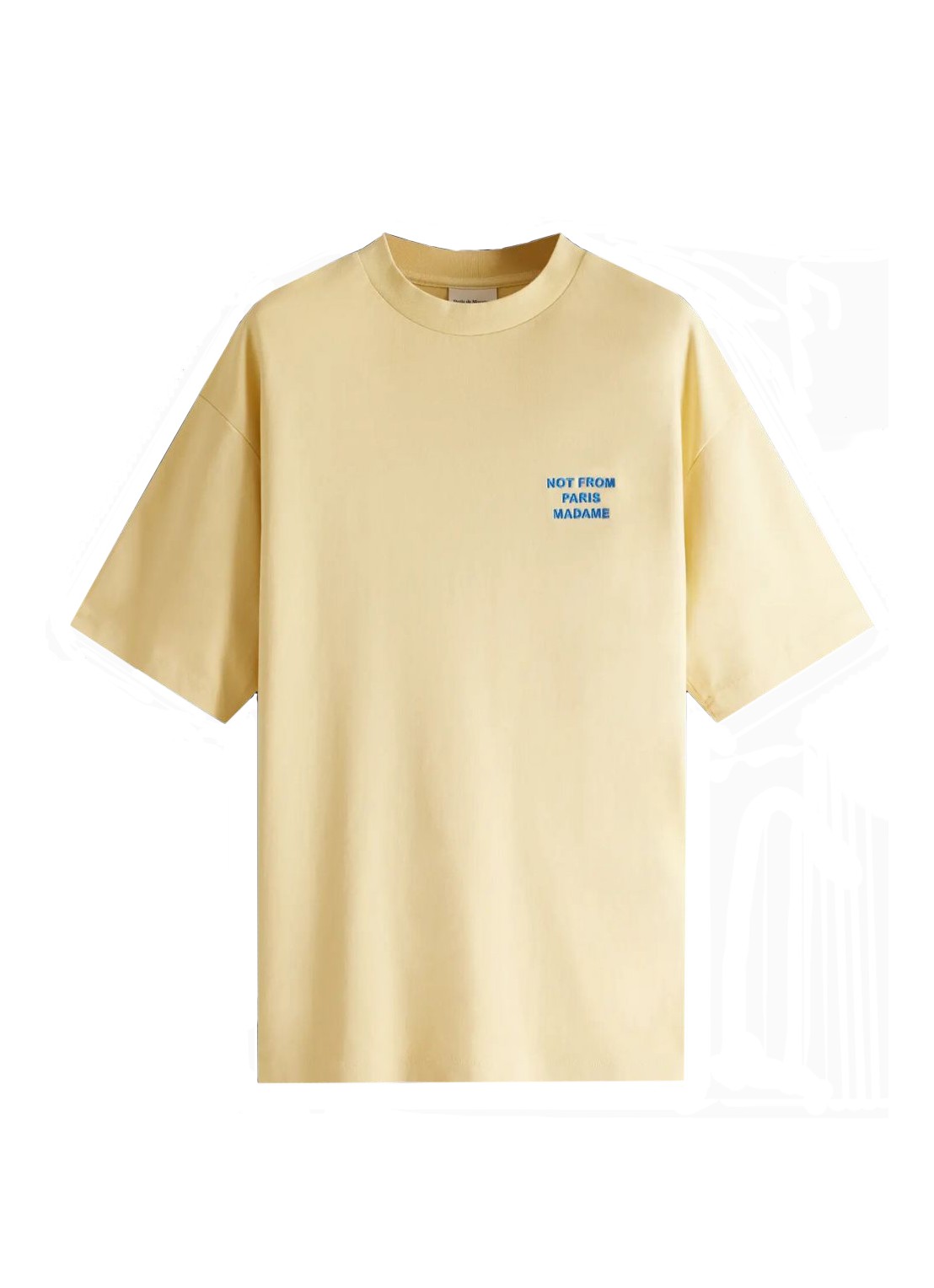 Camiseta drA'le de monsieur t-shirt man le t-shirt slogan dts190co002st straw talla L
 