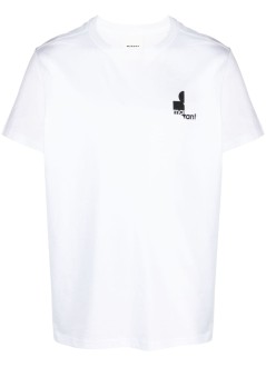 isabel marant t-shirt man zafferh-ga 24pts0047hab1n21h 20wh